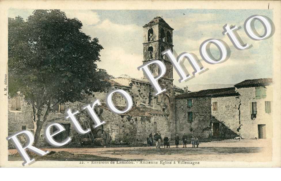 environs de Lamalou, ancienne eglise a Villemagne