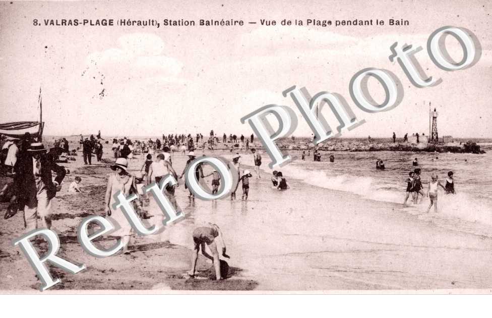 Vue de la Plage pendant le Bain