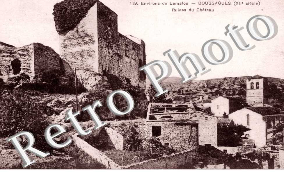 Boussagues, Ruines du Chateau