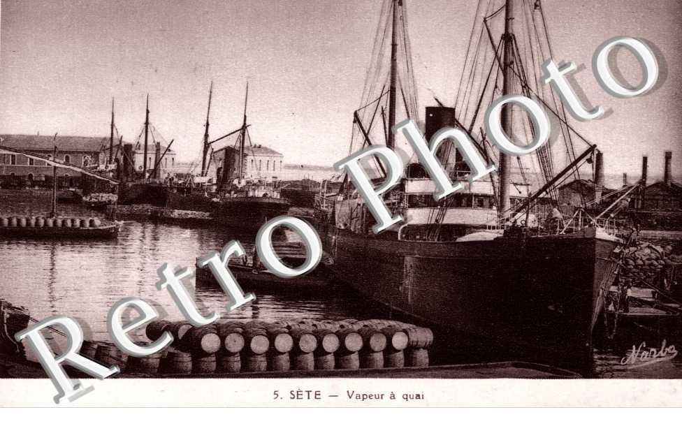 Vapeur a quai