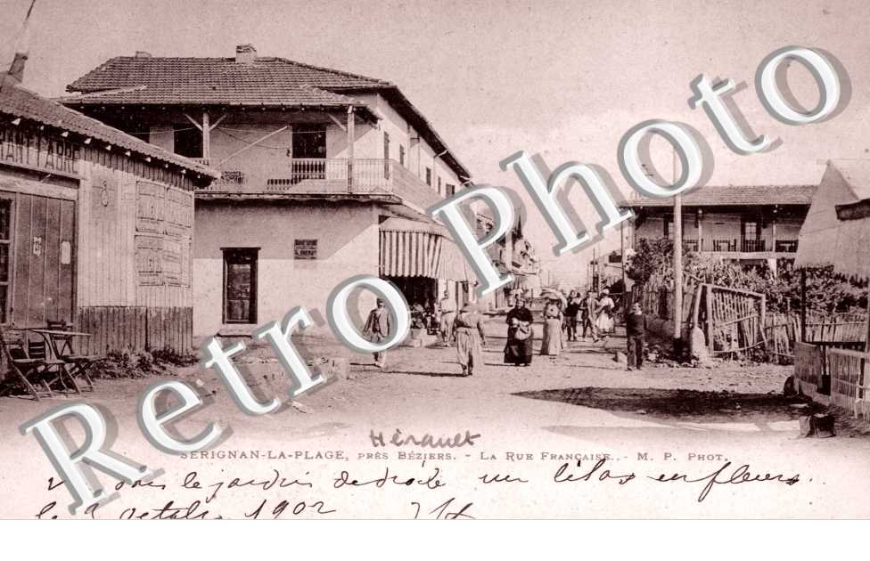 la plage, pres Beziers, la rue Francaise