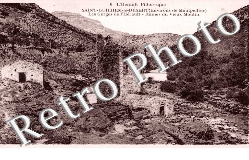 Les gorges - ruines du vieux moulin