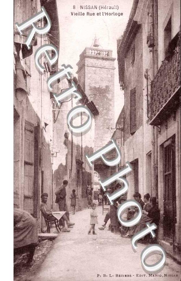 vieille rue et l&#039;horloge