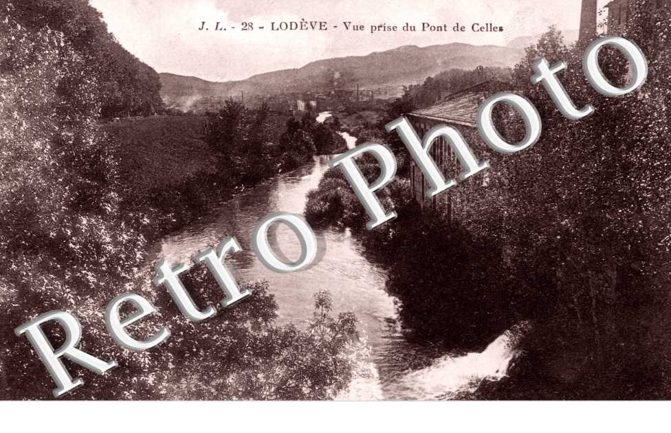 Vue prise du Pont de Celles