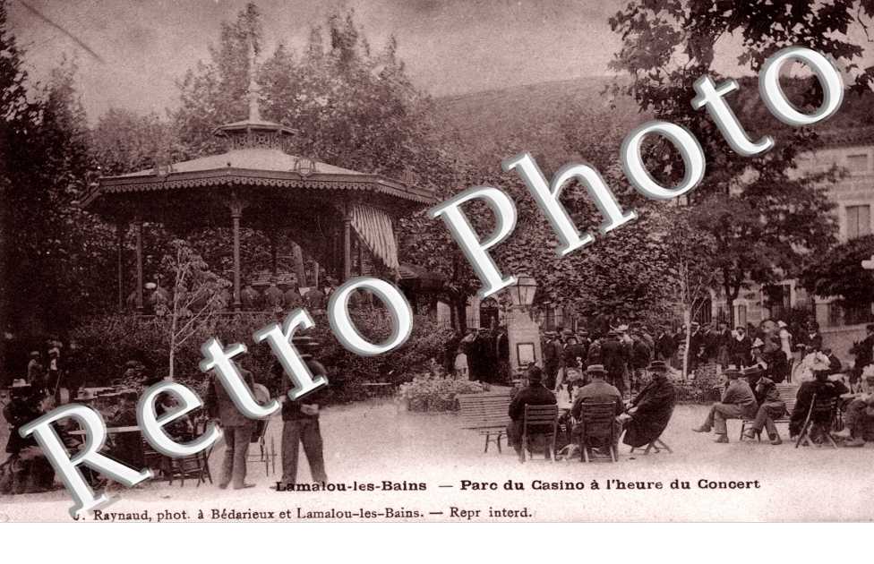 parc du casino a l'heure du concert