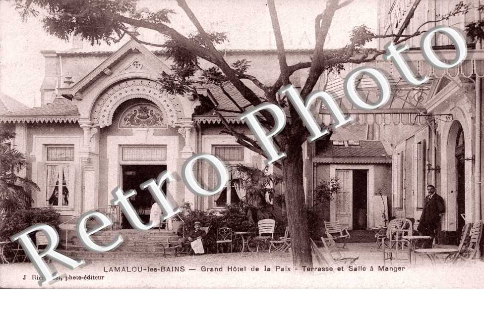Grand hotel de la paix - terrasse et salle a manger