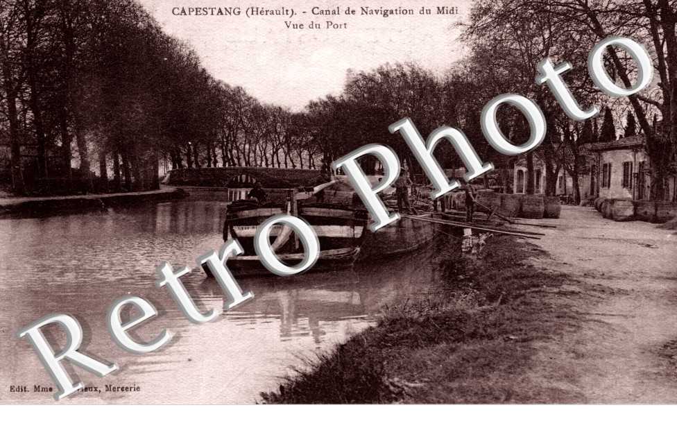 Canal de navigation du Midi - vue du pont