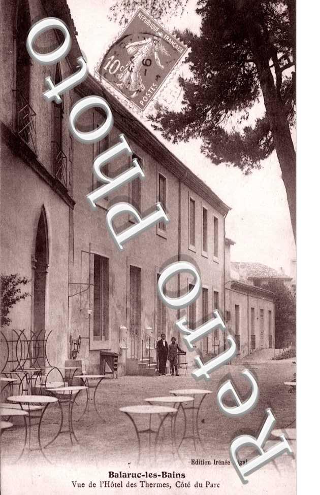 Vue de l&#039;hotel des thermes