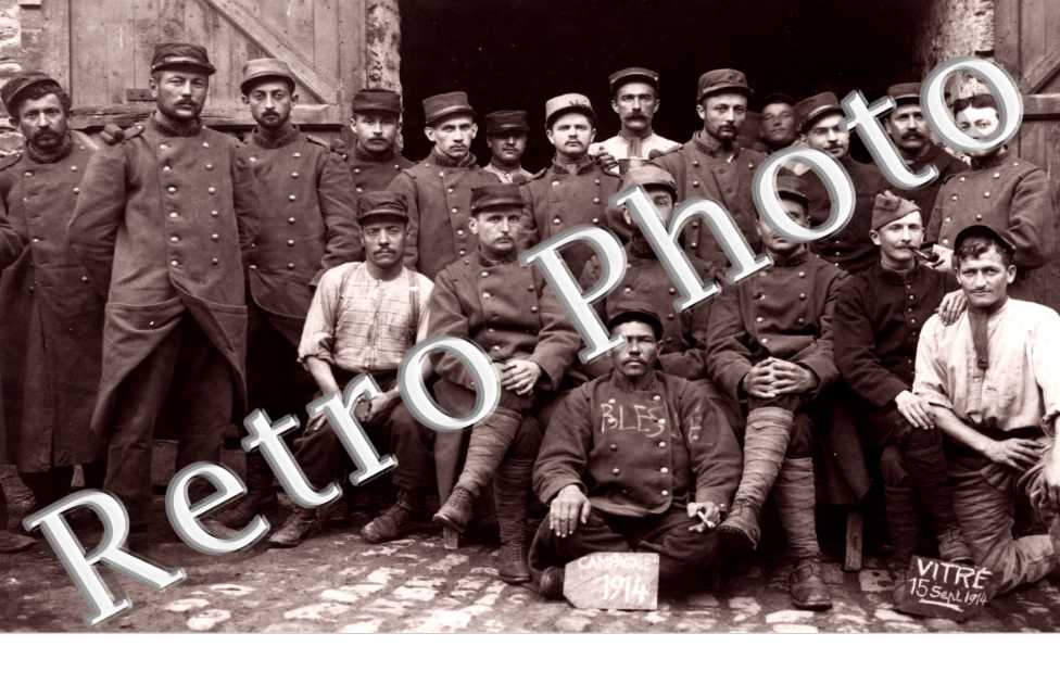 photo militaires Vitre le 15 septembre 1914