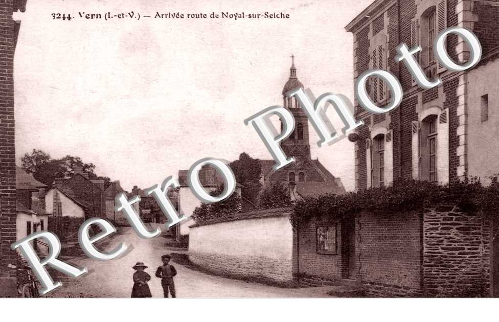 Arrivee route de Noyal-sur-Seiche