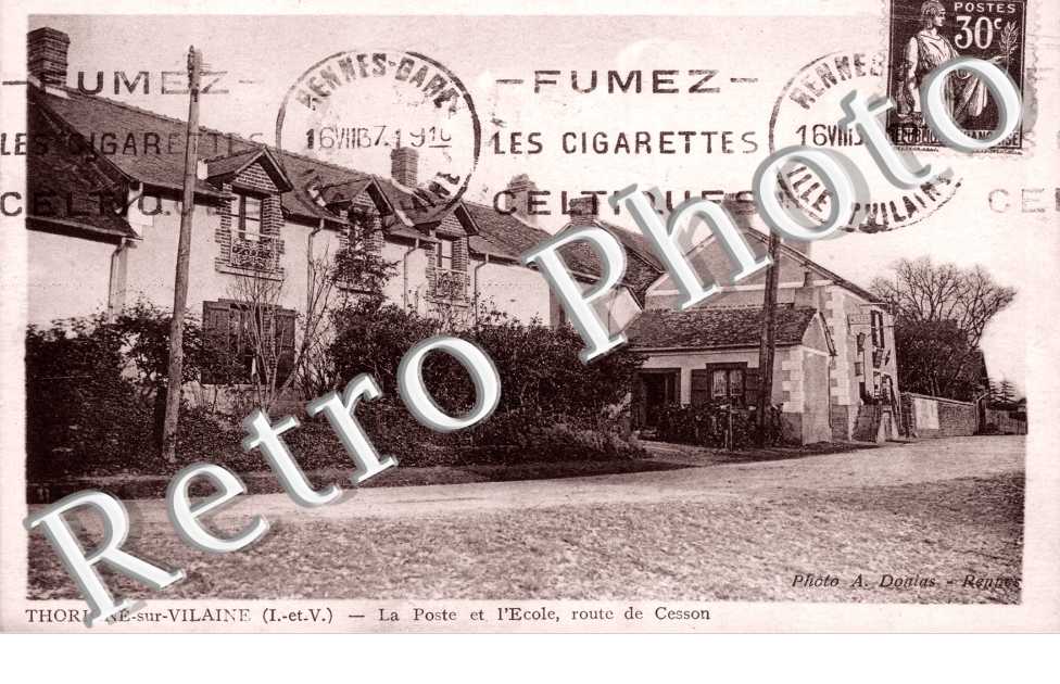 la Poste et l&#039;Ecole, Route de Cesson