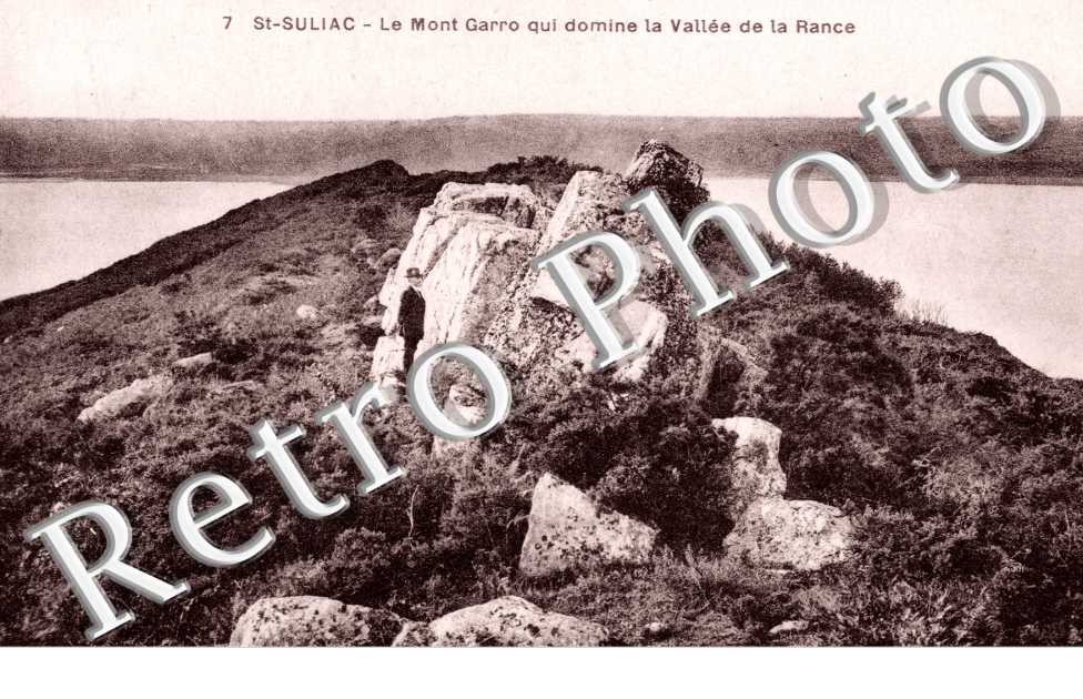 Le mont garro qui domine la vallee de la Rance