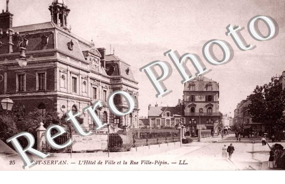 l'Hotel de ville et La Rue Ville Pepin