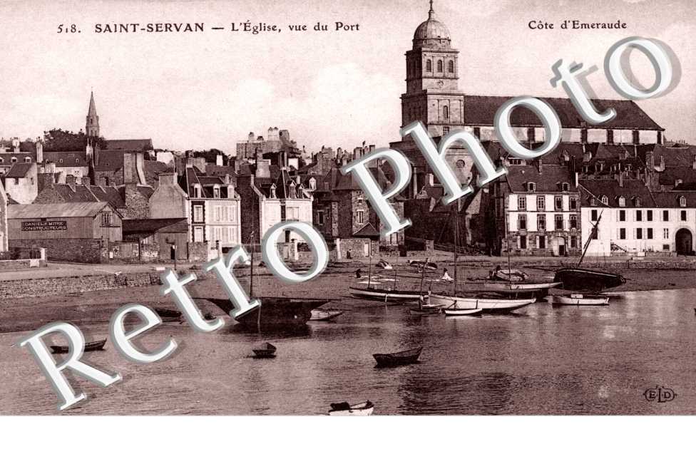 l'Eglise vue du port