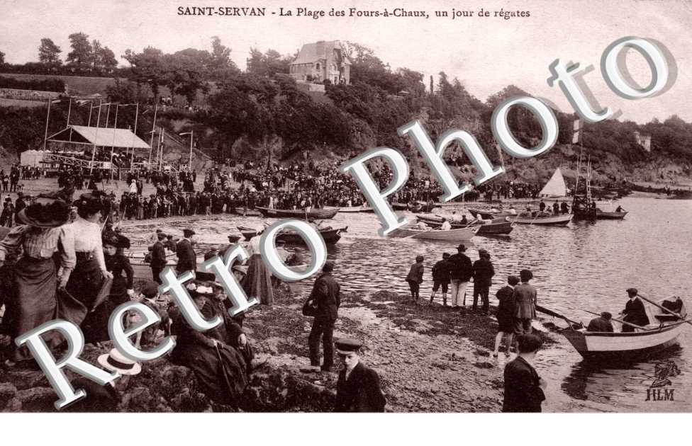 la plage des fours a chaux un jour de regates