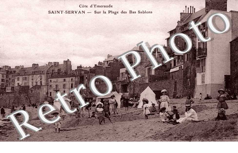 sur la plage des Bas Sablons