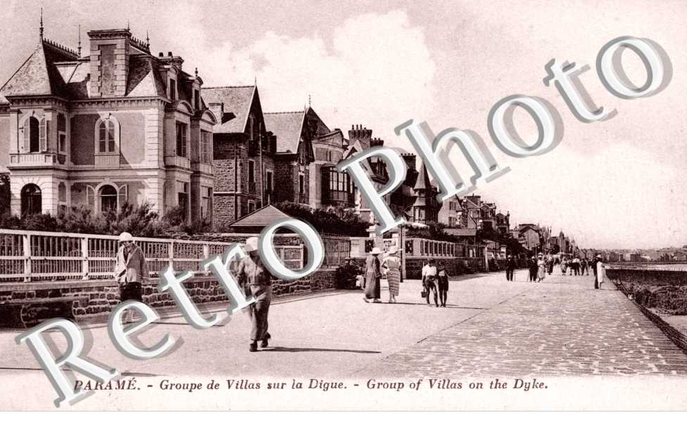 Groupe de villas sur la digue