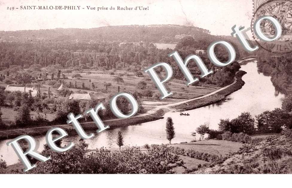 Vue prise du Rocher d&#039;Uzel