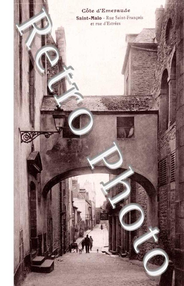 Rue Saint Francois et rue d'Estrees
