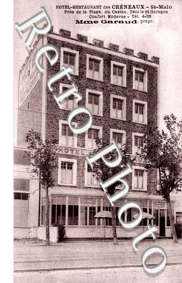 Hotel Restaurant des Creneaux - près de la plage, du casino - Mme Garaud propr.