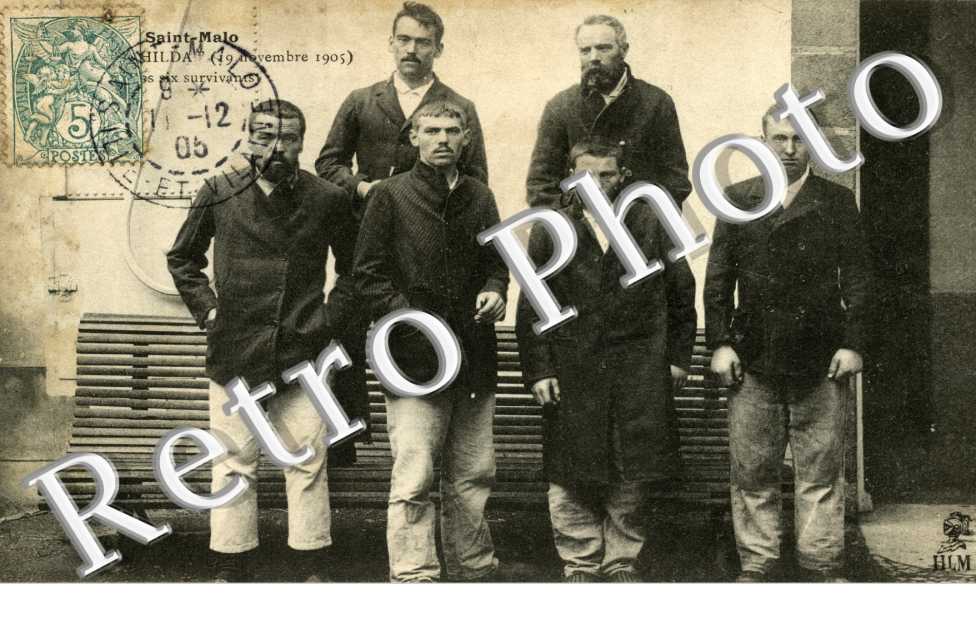 Les survivants du Hilda  (19 novembre 1905)