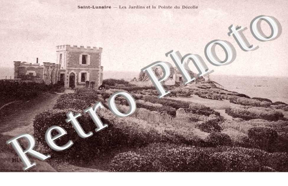 les jardins et la pointe du Decolle