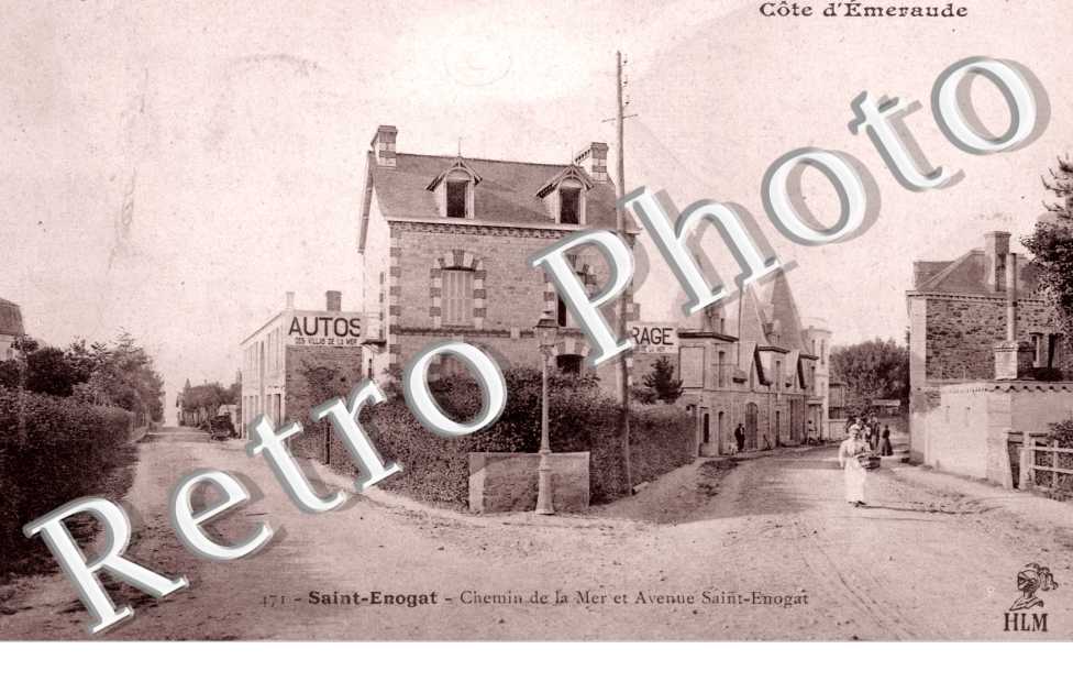 chemin de la mer et avenue saint enogat (couleur)