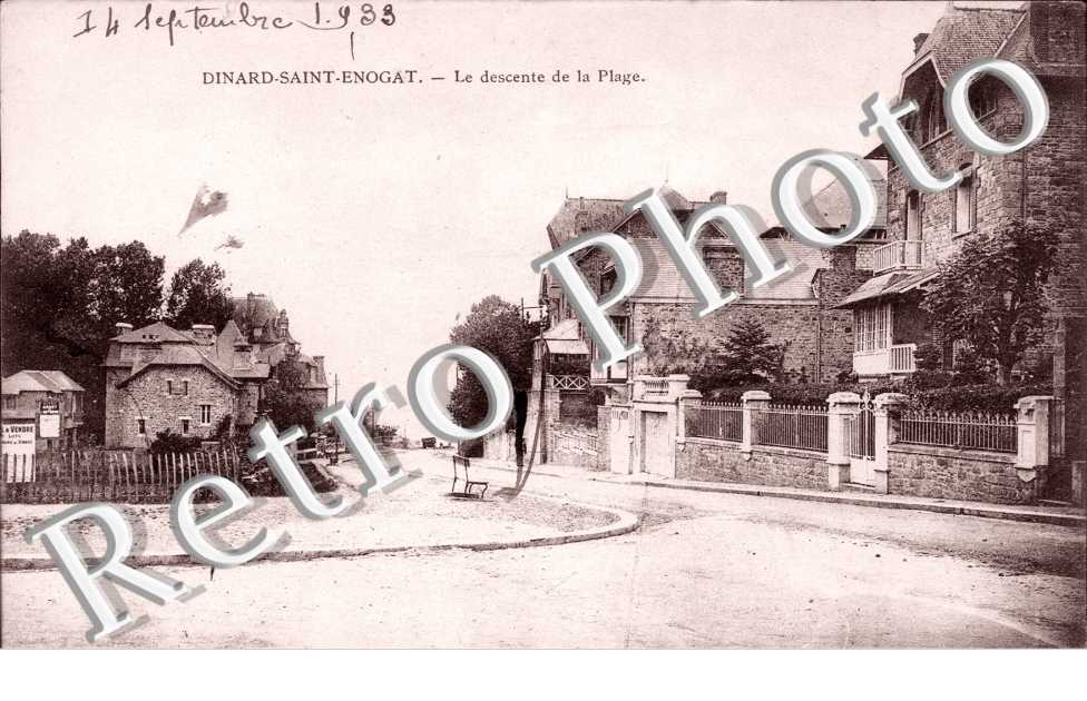 Dinard, la Descente de la Plage