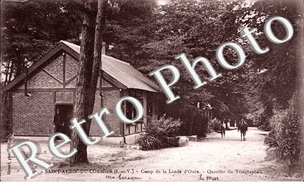 camp de lande d&#039;Ouee, quartier des telegraphes