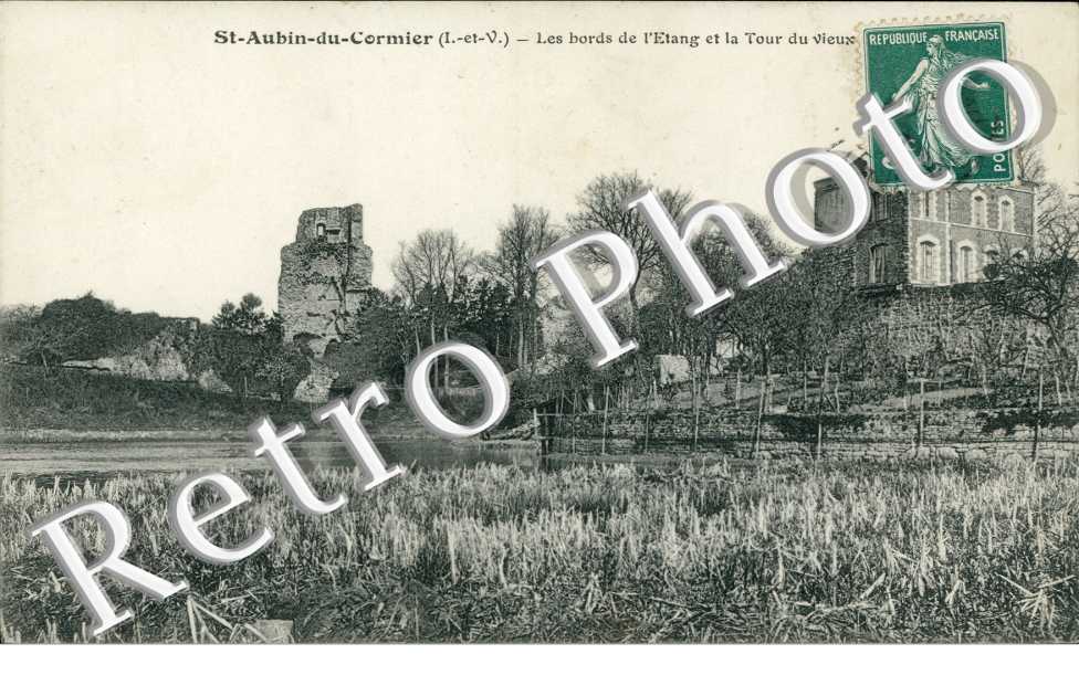 Les Bords de l'Etang et la Tour du Vieux Chateau
