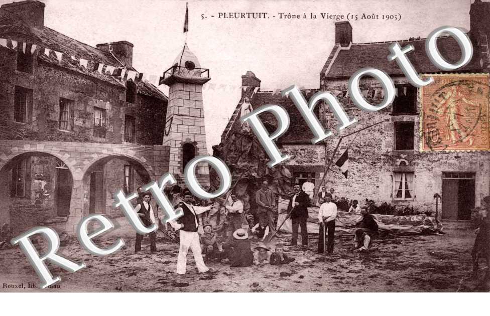 Trone a la vierge (15 aout 1905)