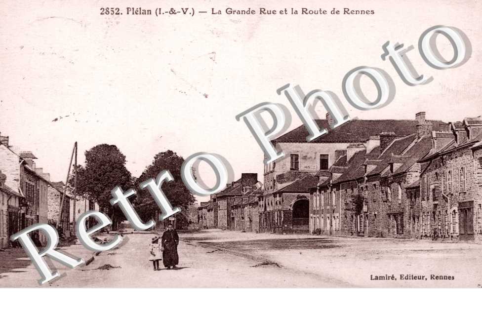 la Grande Rue et la Route de Rennes