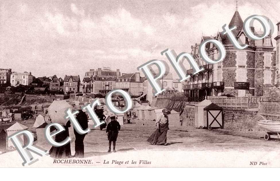 la Plage et les villas