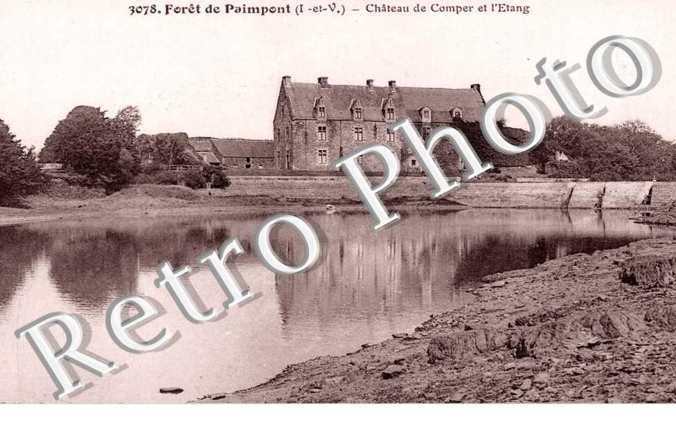 Chateau de Comper et l&#039;Etang