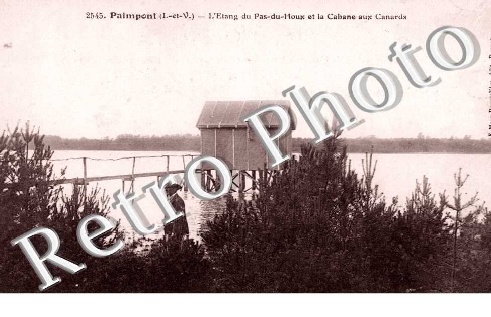 L'Etang du Pas du Houx et la Cabane aux Canards