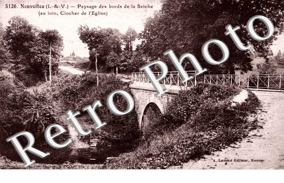 Paysage des bords de la Seiche