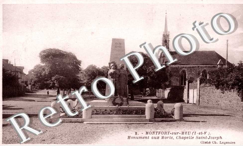 Monument eleve a la memoire des soldats morts pour la France - chapelle Saint-Joseph