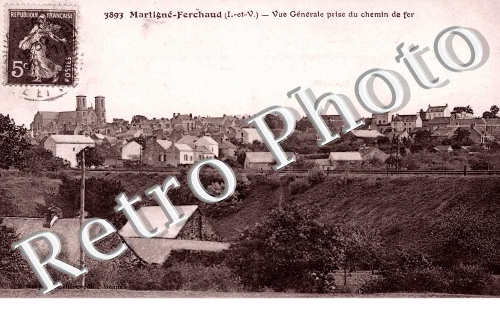 Vue generale prise du Chemin de Fer