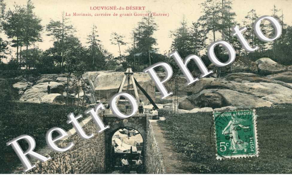 Le Morinais, carriere de granit Gouyet