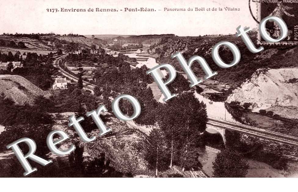 Pont Rean, panorama du BoÃ«l et de la Vilaine