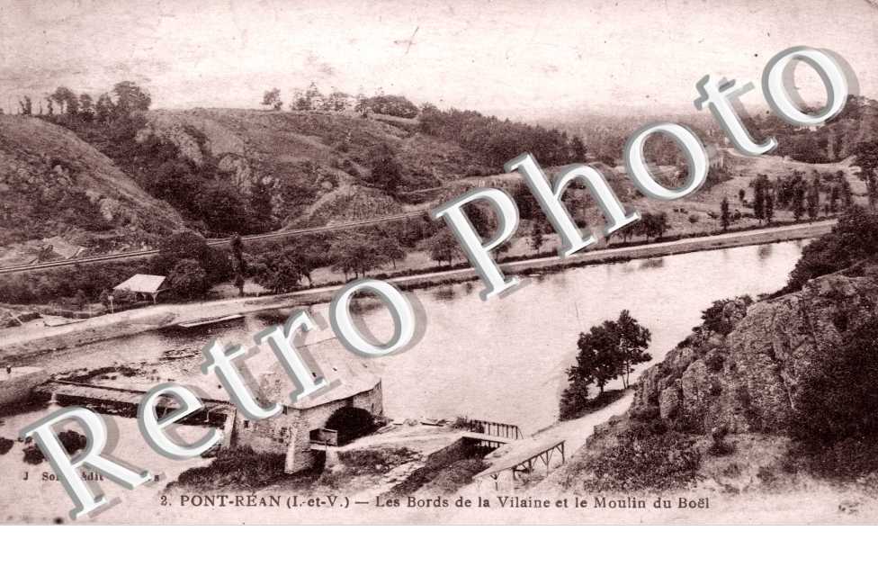 Pont Rean, Bords de la Vialienet Moulin du Boël