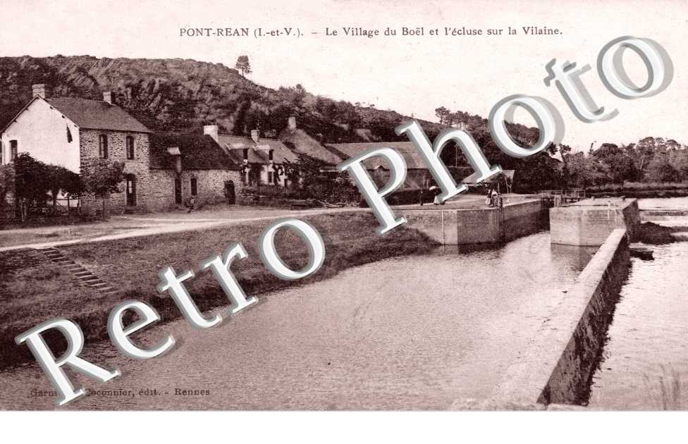Le Village du Boël et Ecluse sur la Vilaine