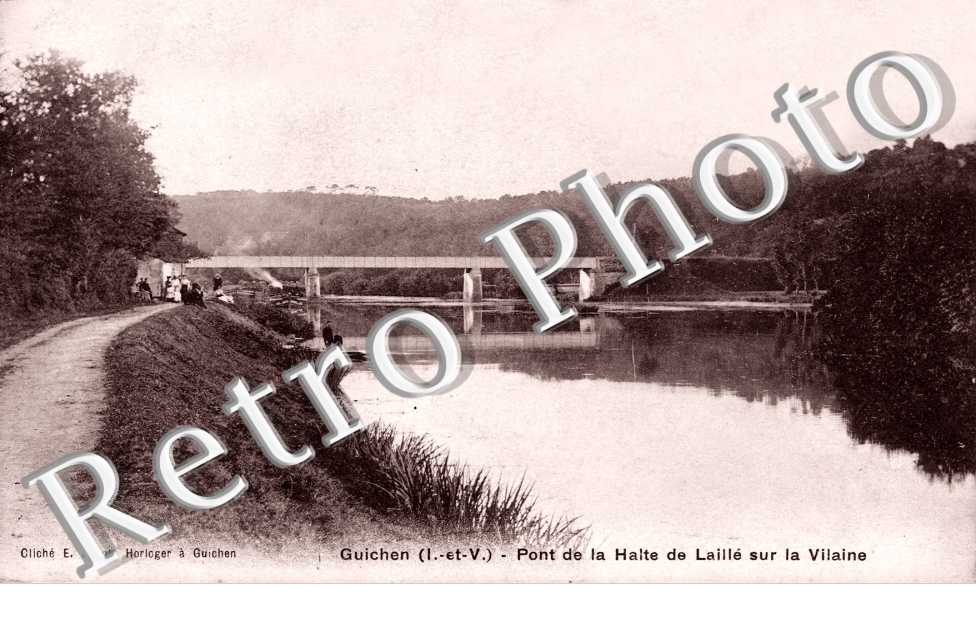 Pont de la Halte de Laille sur la Vilaine