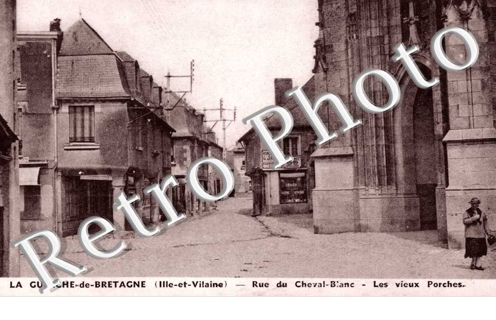 Rue du Cheval Blanc, les Vieux Porches