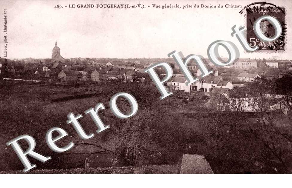 Vue generale prise du Donjon du Chateau