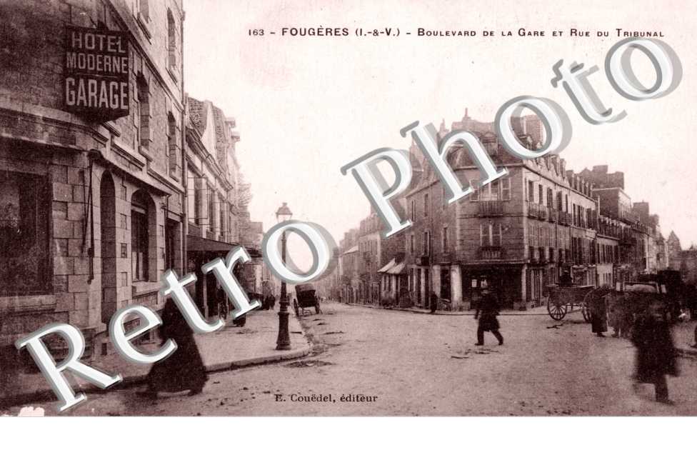 Boulevard de la Gare et Rue du Tribunal