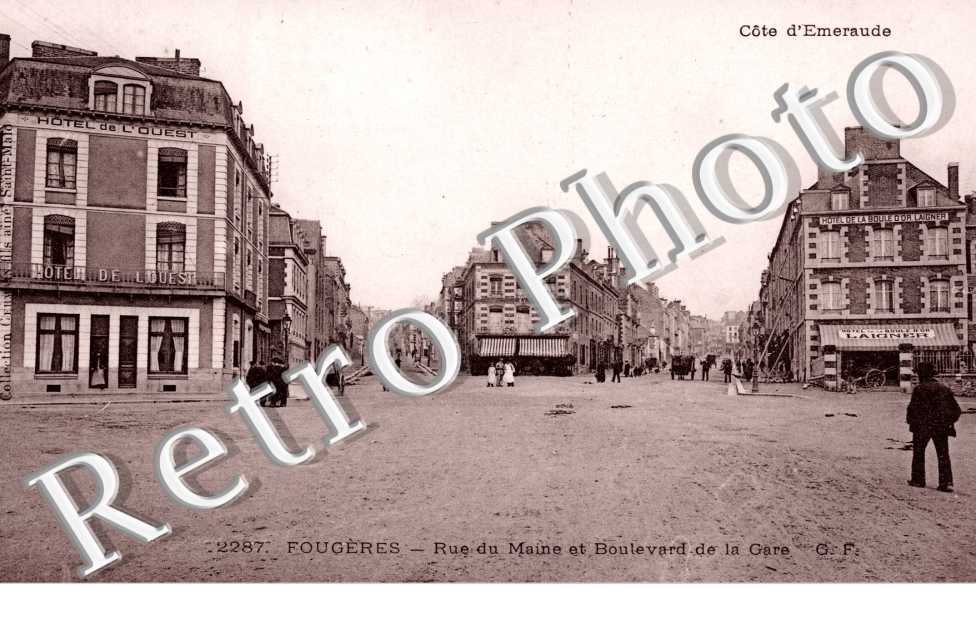 Rue du Maine et Boulevard de la Gare
