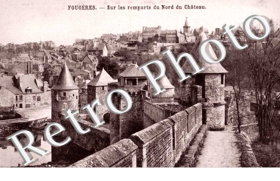 Sur les remparts du nord du chateau