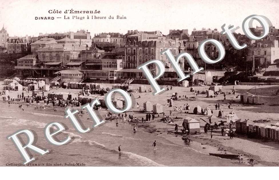 la Plage a l'heure du Bain
