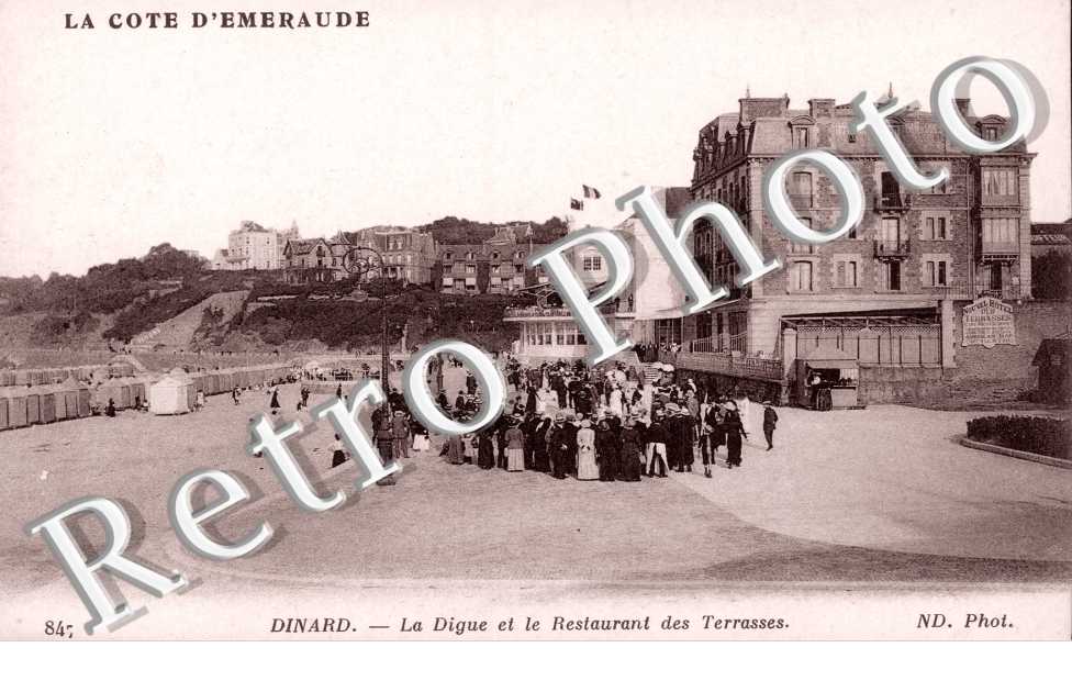 LA digue et le restaurant des Terrasses